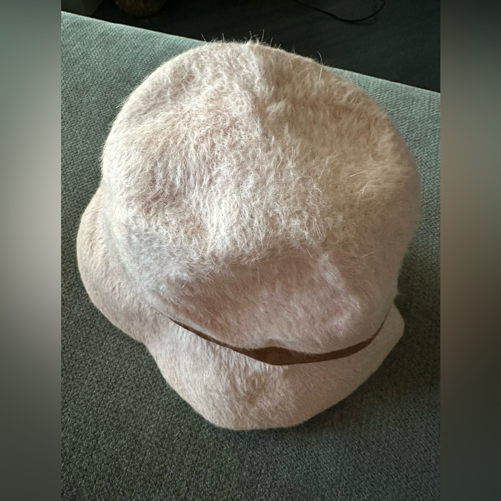 Barney’s Rabbit Hair hat pink - Picture 3 of 6